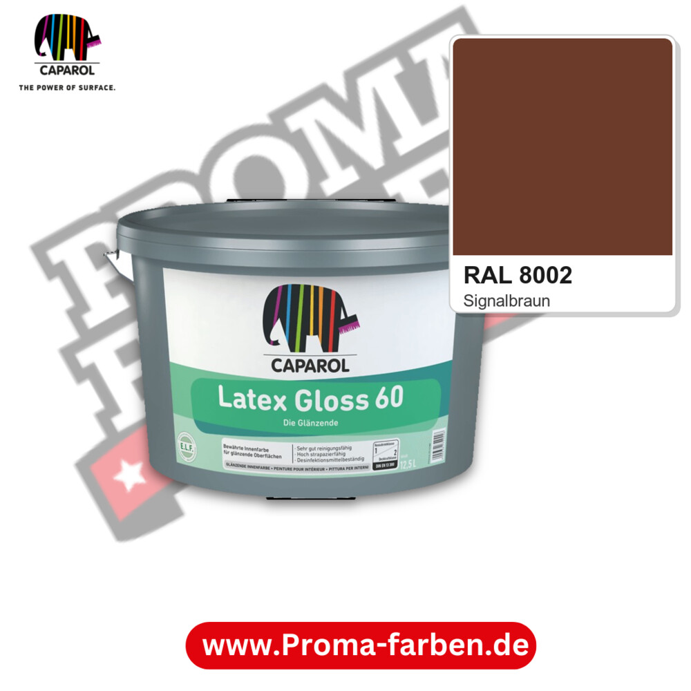 Caparol Latex Gloss 60 RAL 8002 kaufen Proma Farben Hamburg