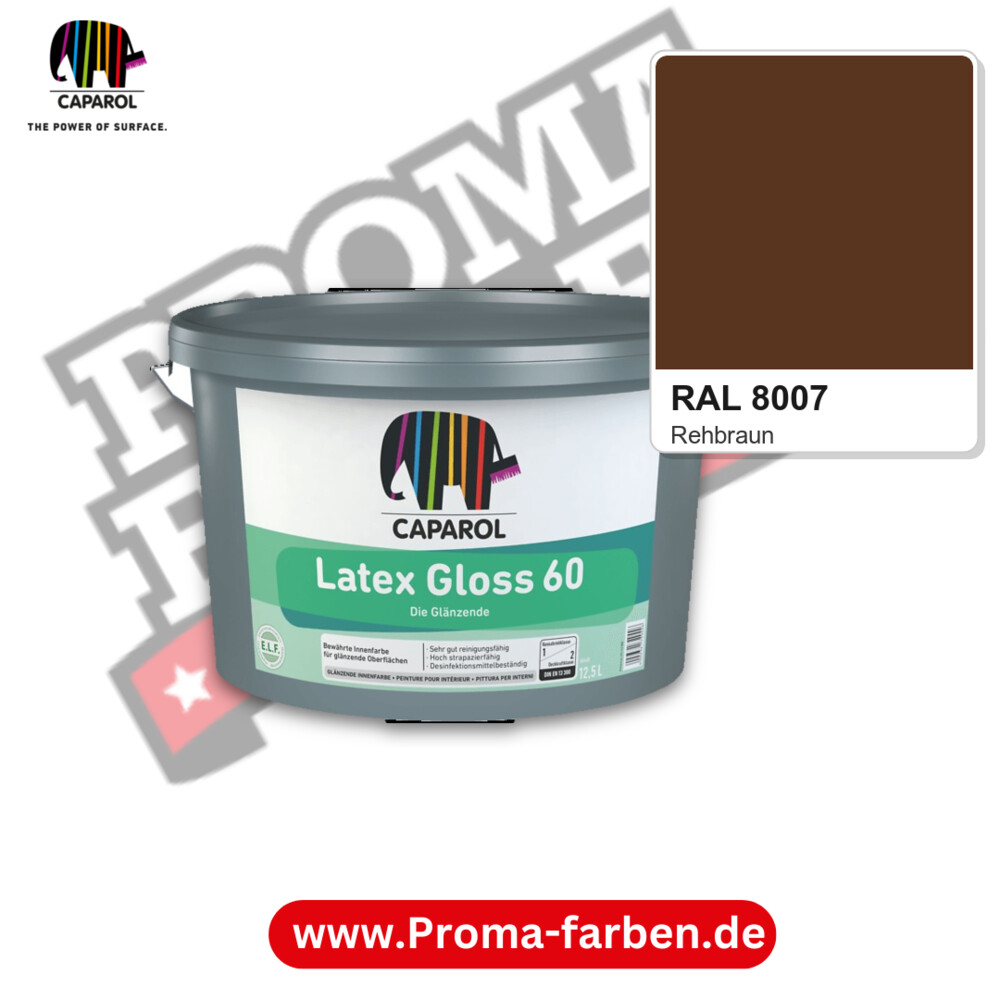 Caparol Latex Gloss 60 RAL 8007 kaufen Proma Farben Hamburg