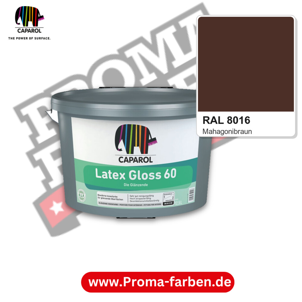 Caparol Latex Gloss 60 RAL 8016 kaufen Proma Farben Hamburg