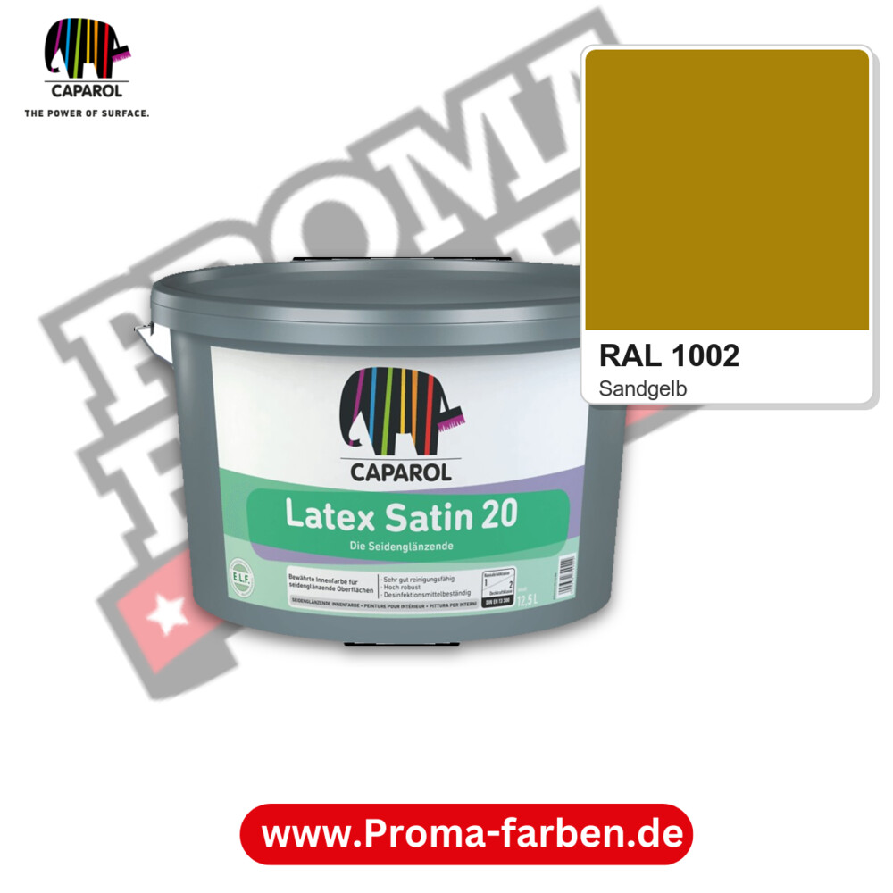 Caparol Latex Satin 20 RAL 1002 kaufen Proma Farben Hamburg