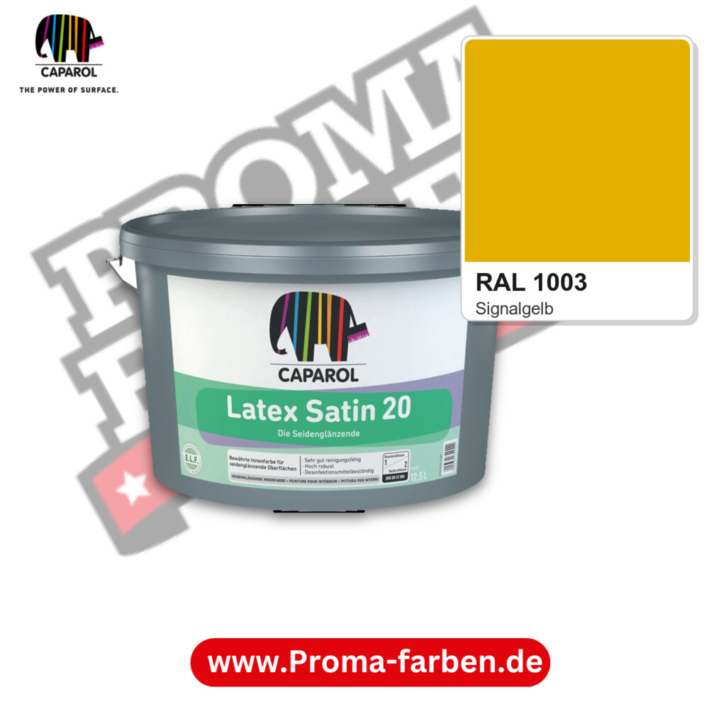 Caparol Latex Satin 20 RAL 1003 kaufen Proma Farben Hamburg