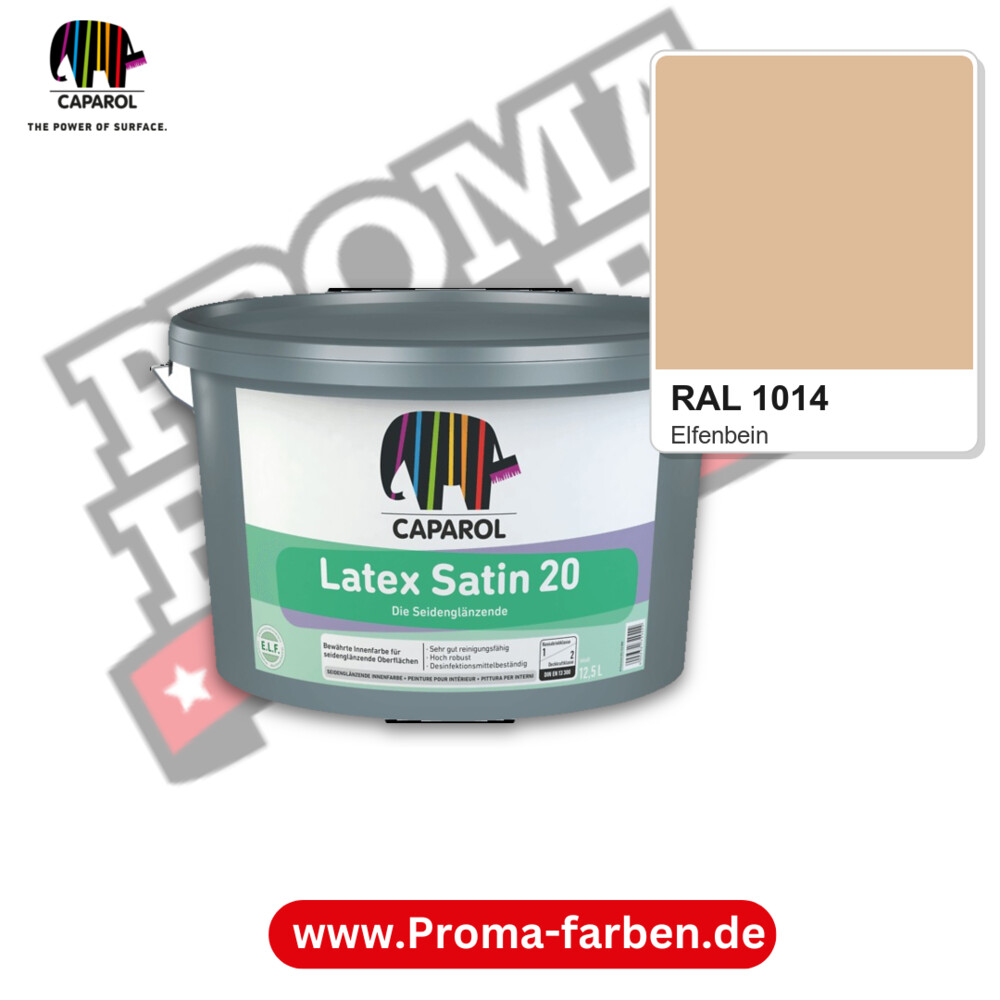 Caparol Latex Satin 20 RAL 1014 kaufen Proma Farben Hamburg