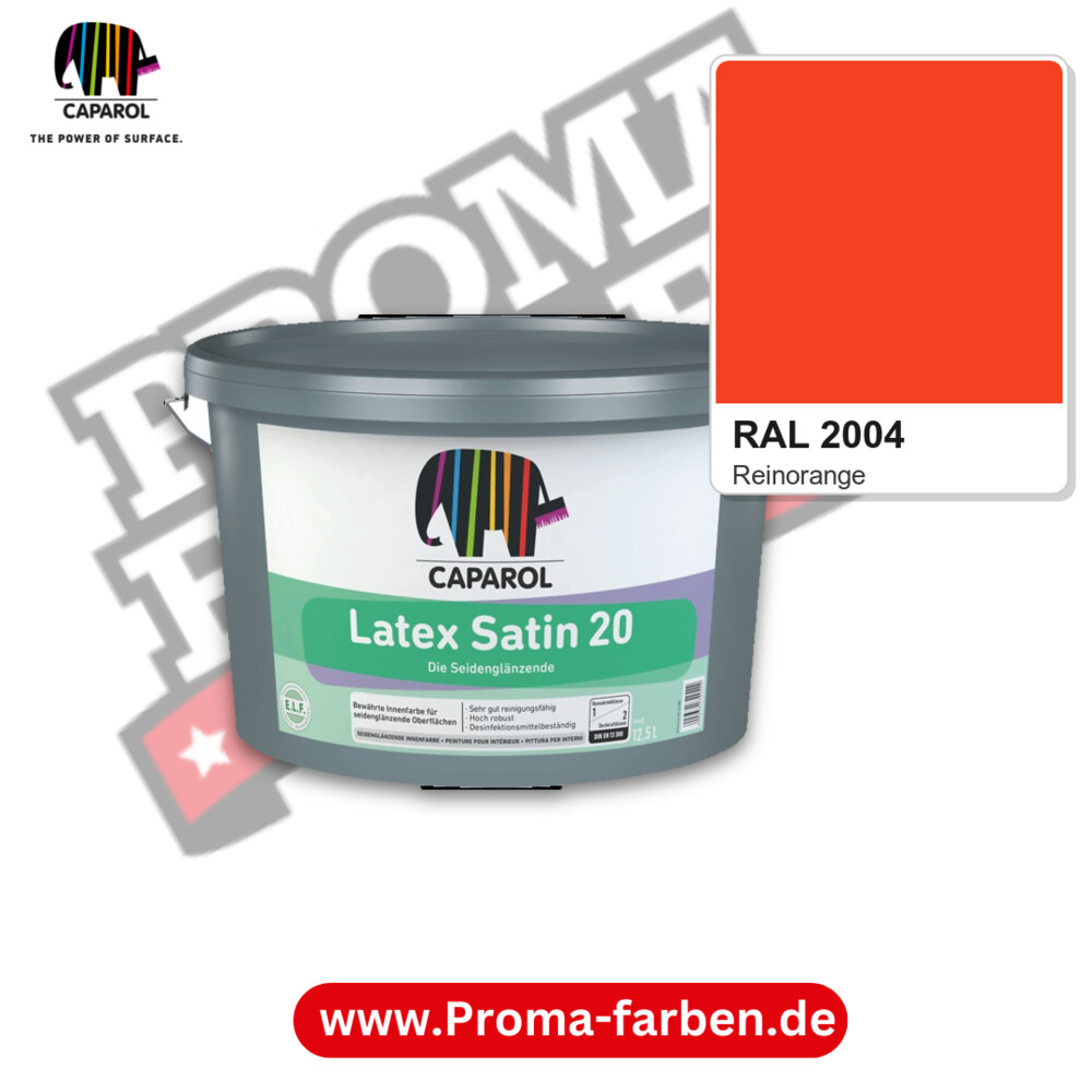 Caparol Latex Satin 20 RAL 2004 kaufen Proma Farben Hamburg