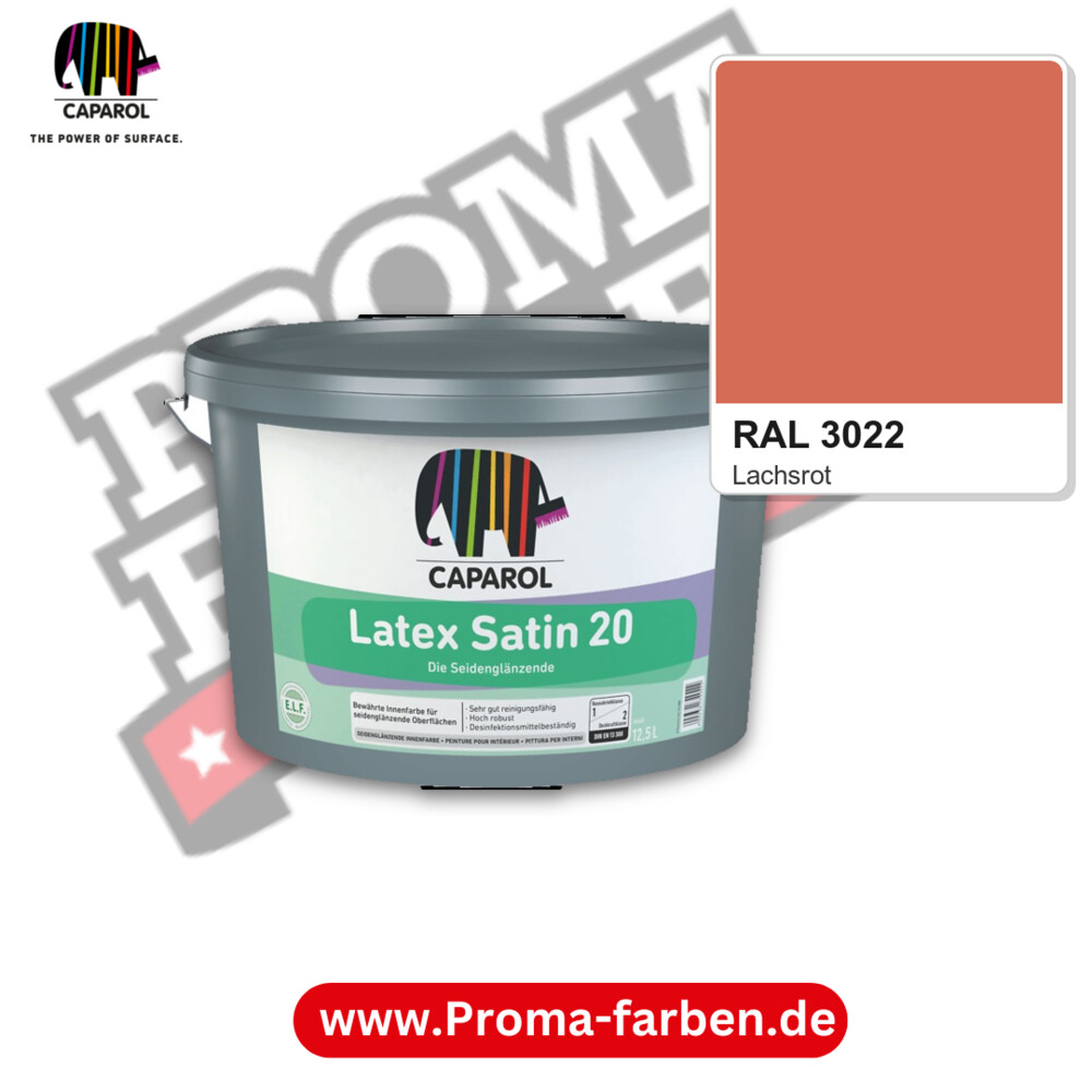 Caparol Latex Satin 20 RAL 3022 kaufen Proma Farben Hamburg