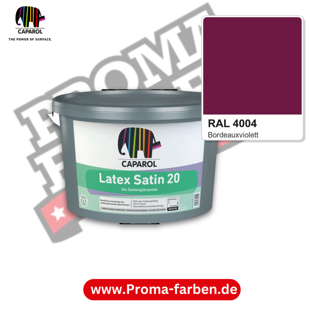 Caparol Latex Satin 20 RAL 4004 kaufen Proma Farben Hamburg