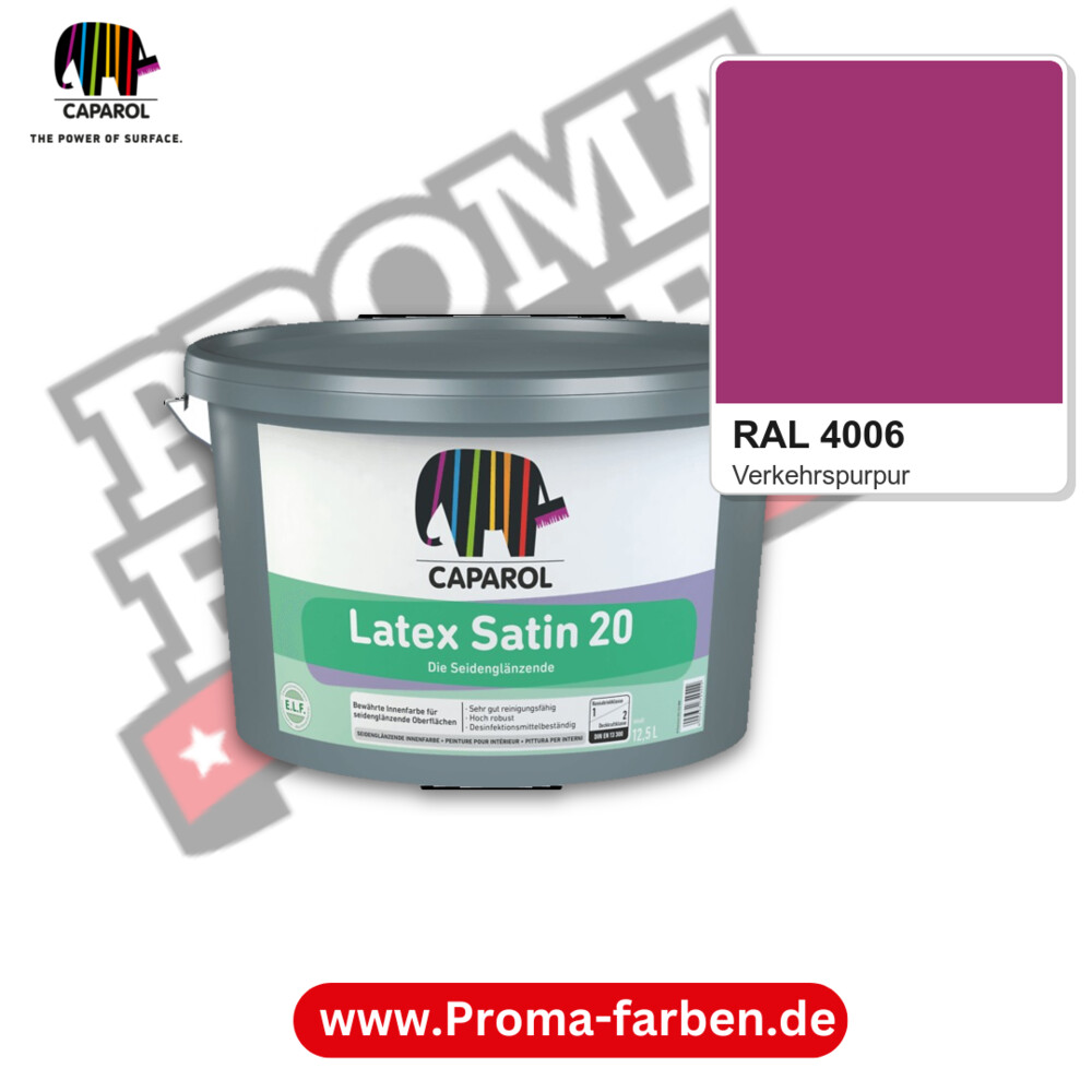 Caparol Latex Satin 20 RAL 4006 kaufen Proma Farben Hamburg
