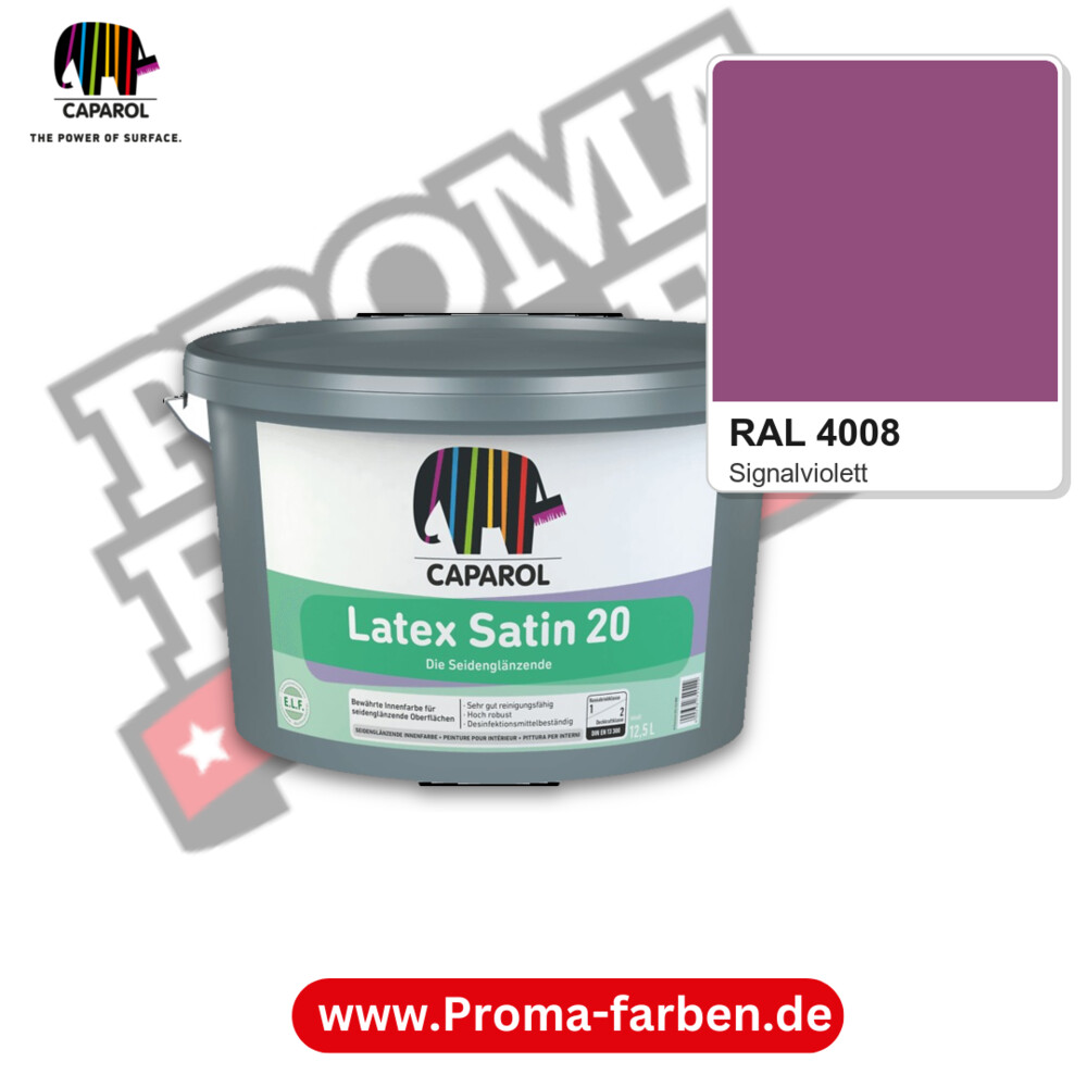 Caparol Latex Satin 20 RAL 4008 kaufen Proma Farben Hamburg