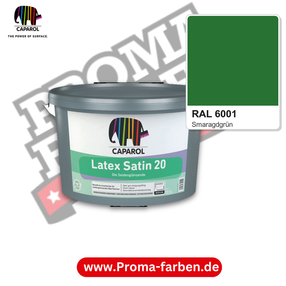 Caparol Latex Satin 20 RAL 6001 kaufen Proma Farben Hamburg