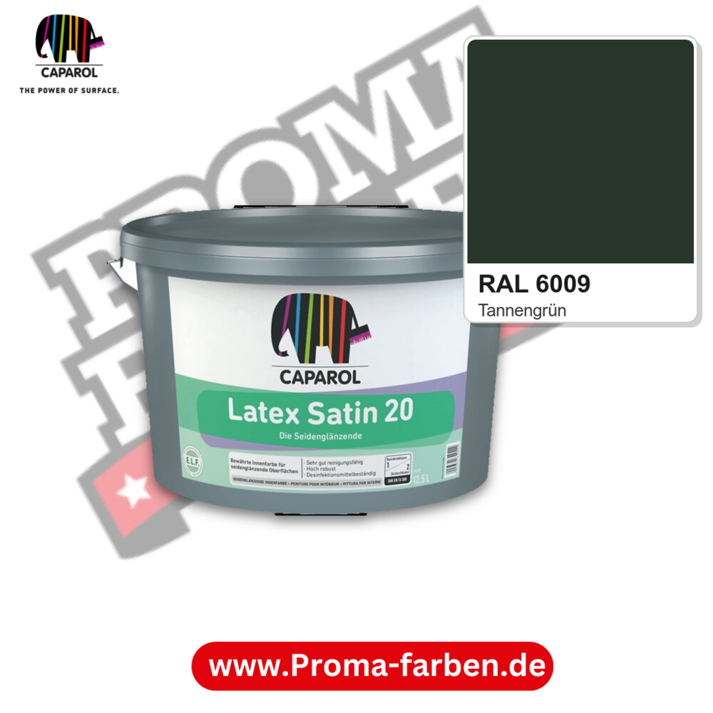 Caparol Latex Satin 20 RAL 6009 kaufen Proma Farben Hamburg
