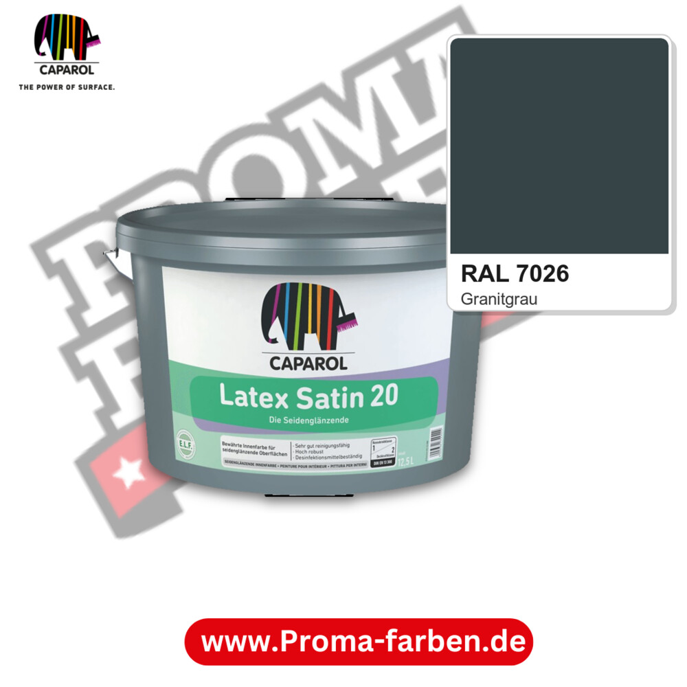 Caparol Latex Satin 20 RAL 7026 kaufen Proma Farben Hamburg