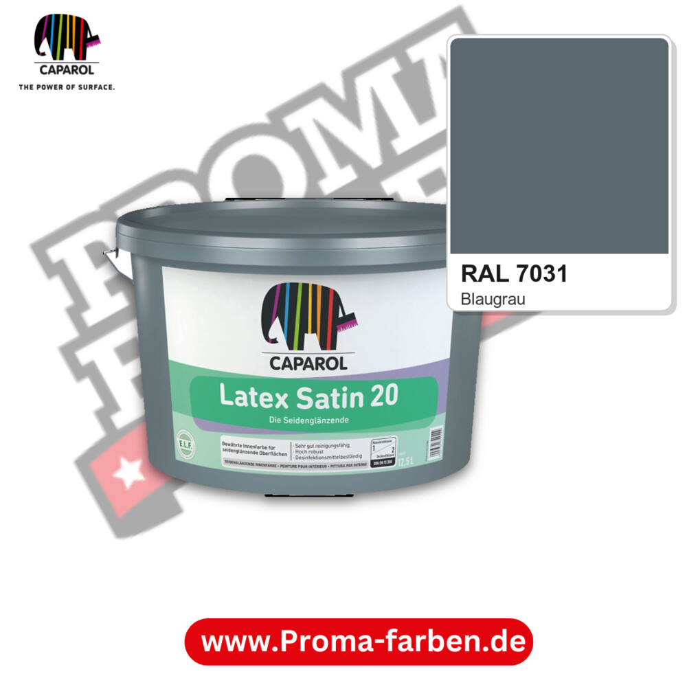 Caparol Latex Satin 20 RAL 7031 kaufen Proma Farben Hamburg