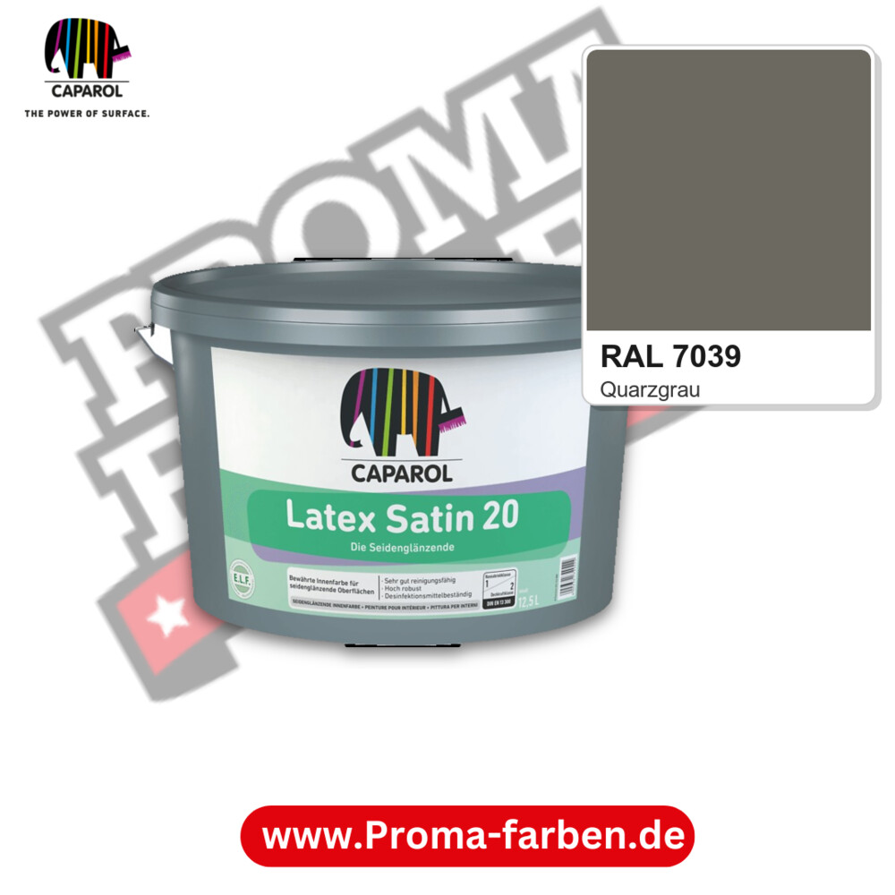 Caparol Latex Satin 20 RAL 7039 kaufen Proma Farben Hamburg
