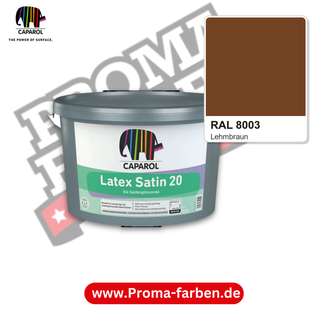 Caparol Latex Satin 20 RAL 8003 kaufen Proma Farben Hamburg