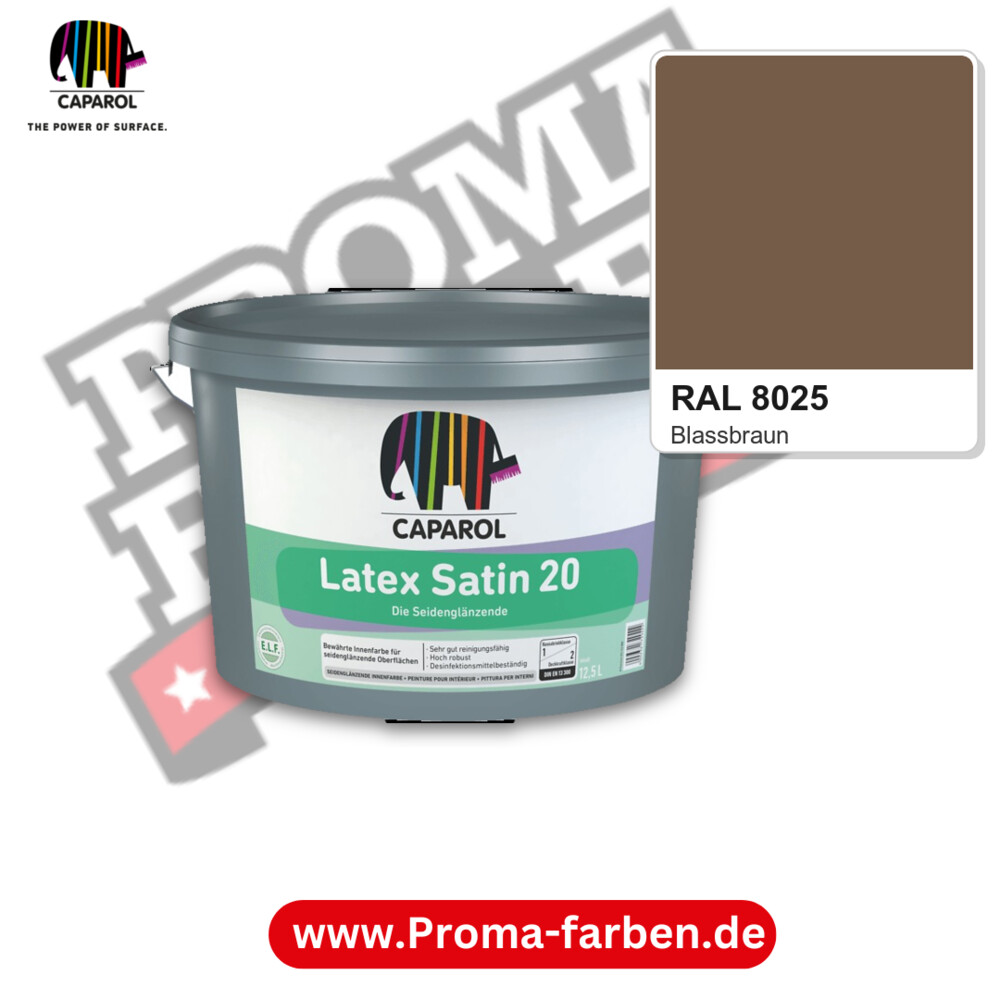 Caparol Latex Satin 20 RAL 8025 kaufen Proma Farben Hamburg