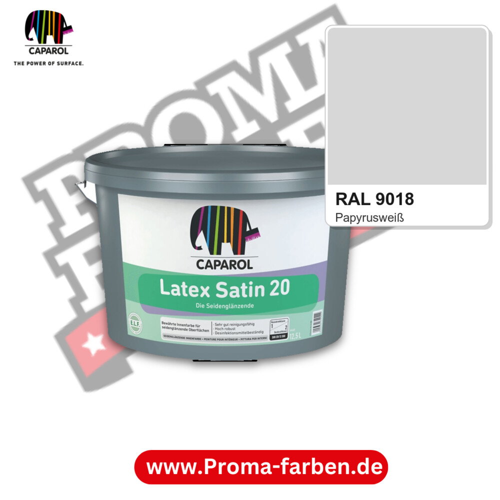 Caparol Latex Satin 20 RAL 9018 kaufen Proma Farben Hamburg