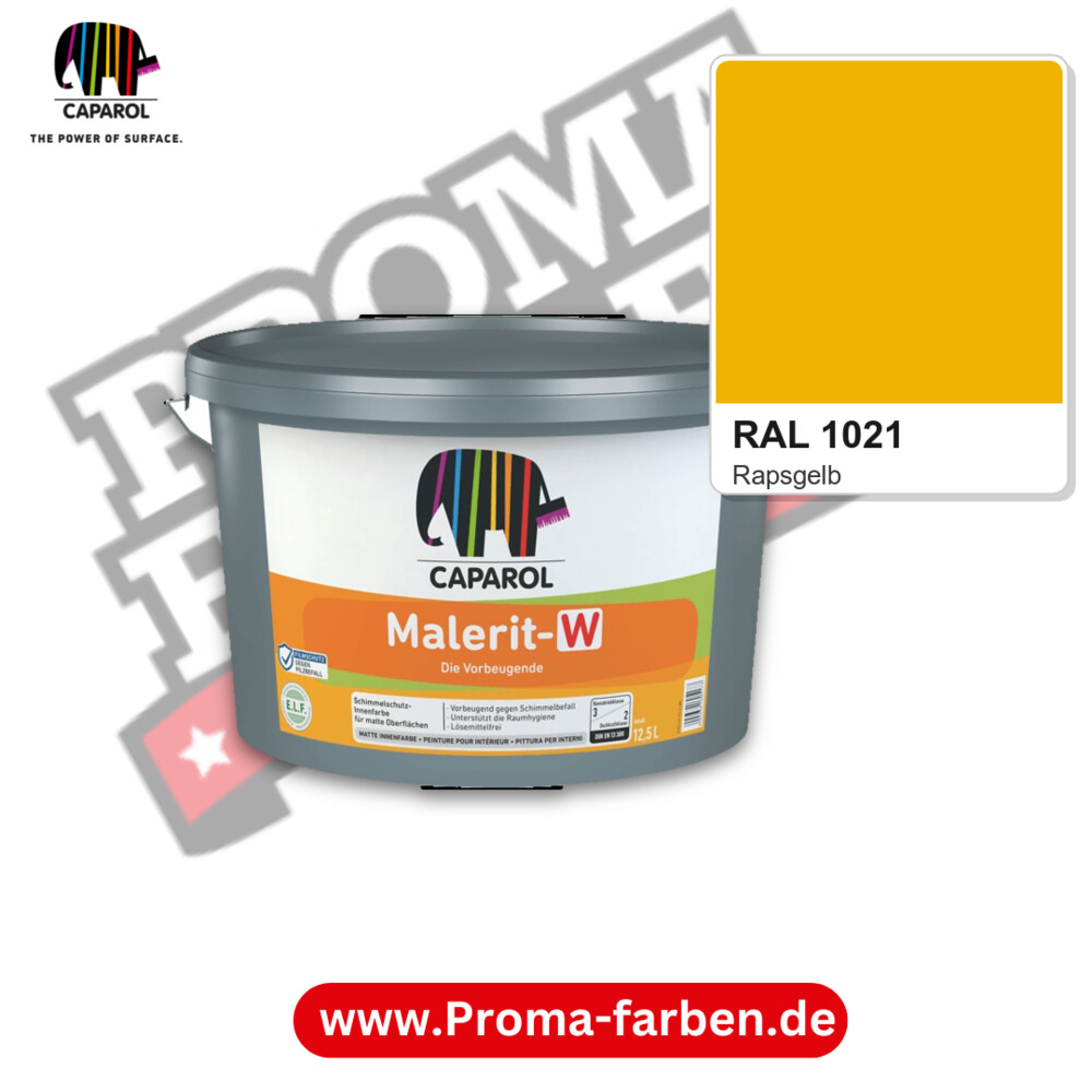 Caparol Malerit-W RAL 1021 kaufen Proma Farben Hamburg