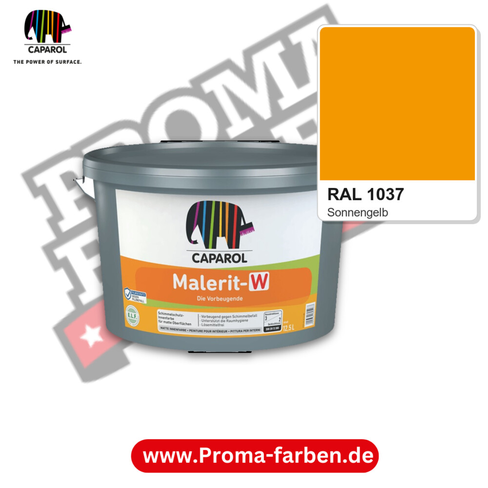 Caparol Malerit-W RAL 1037 kaufen Proma Farben Hamburg