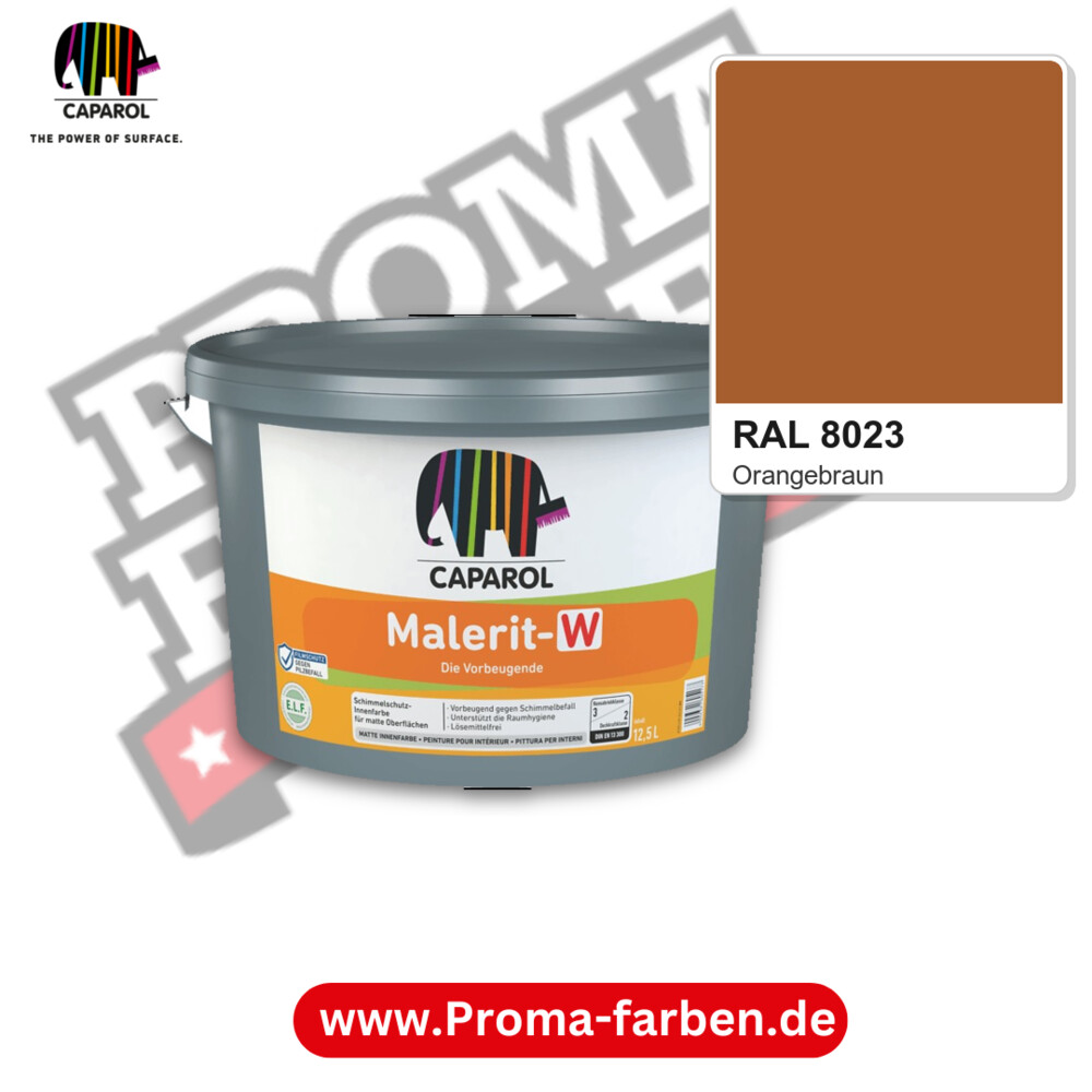 Caparol Malerit-W RAL 8023 kaufen Proma Farben Hamburg