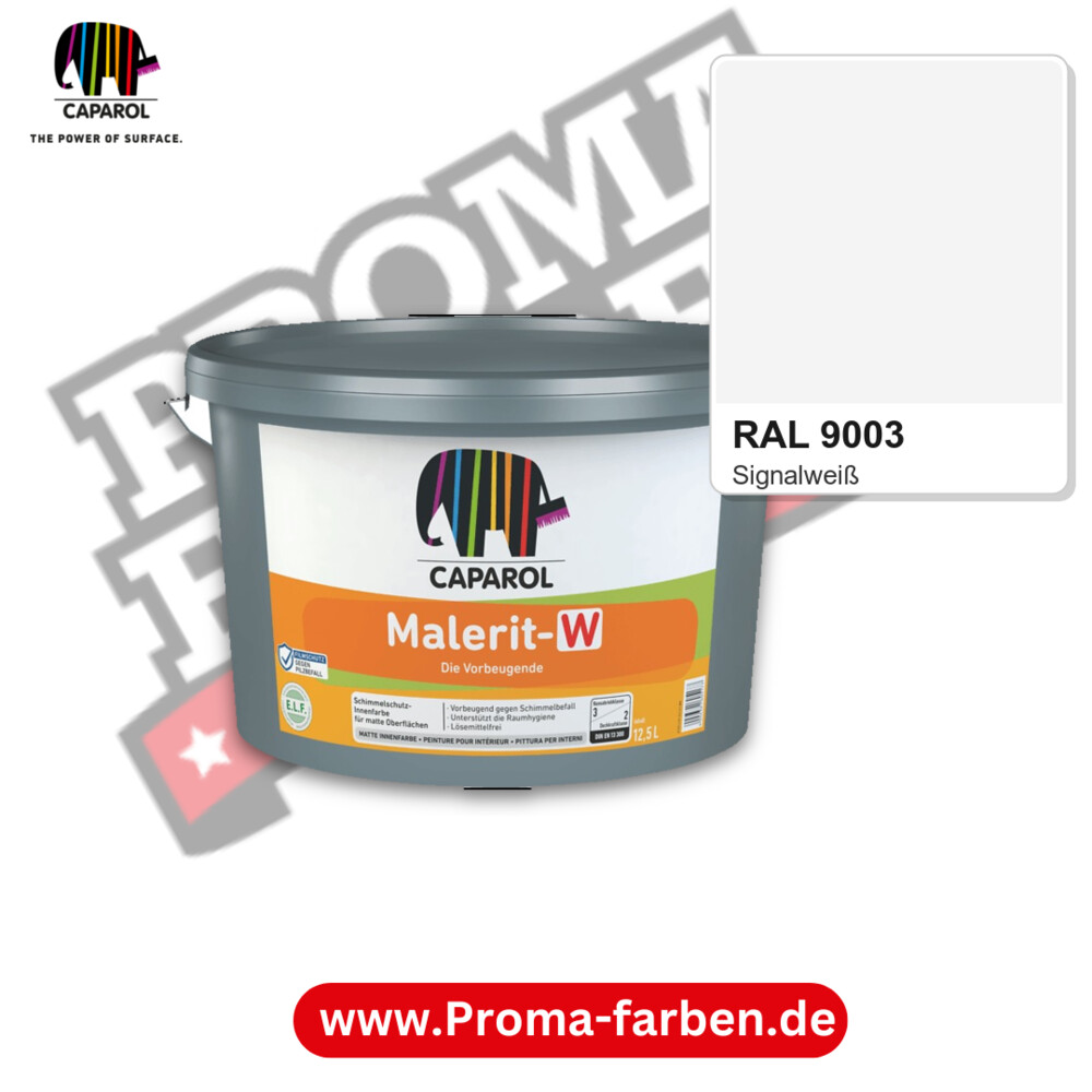Caparol Malerit-W RAL 9003 kaufen Proma Farben Hamburg