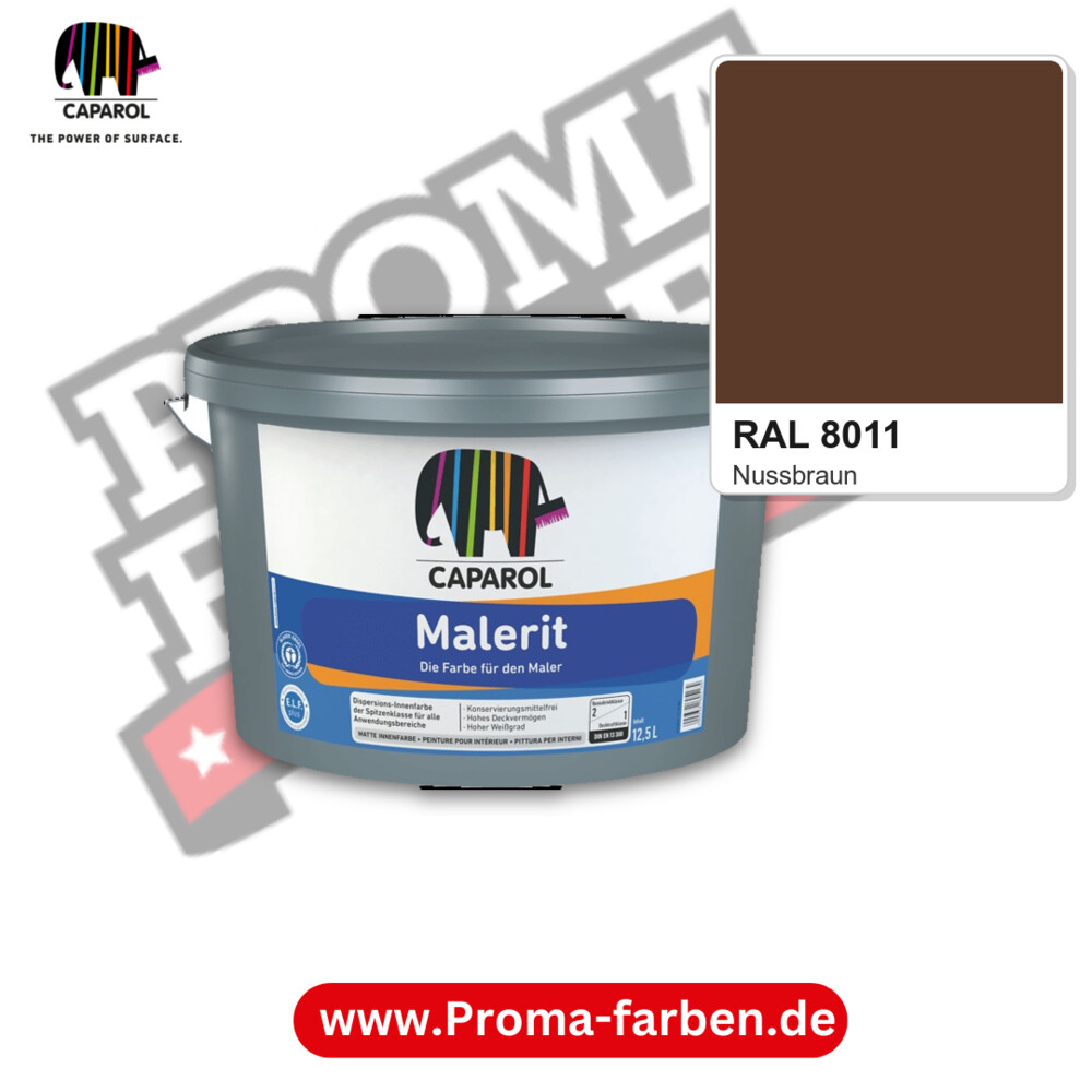 Caparol Malerit RAL 8011 kaufen Proma Farben Hamburg