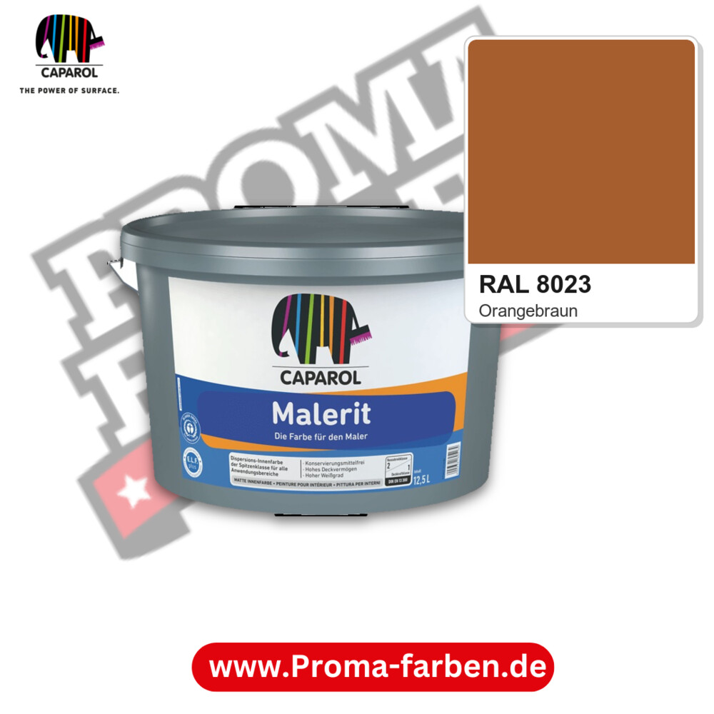 Caparol Malerit RAL 8023 kaufen Proma Farben Hamburg