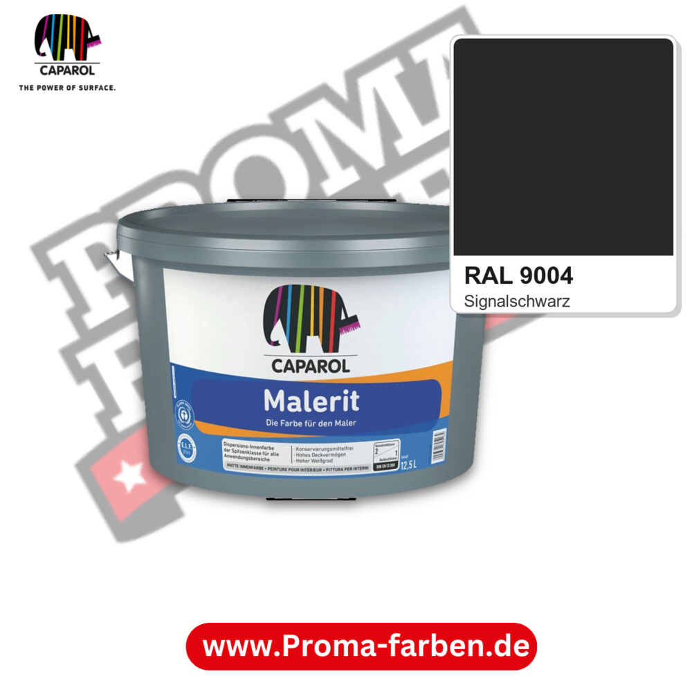 Caparol Malerit RAL 9004 kaufen Proma Farben Hamburg