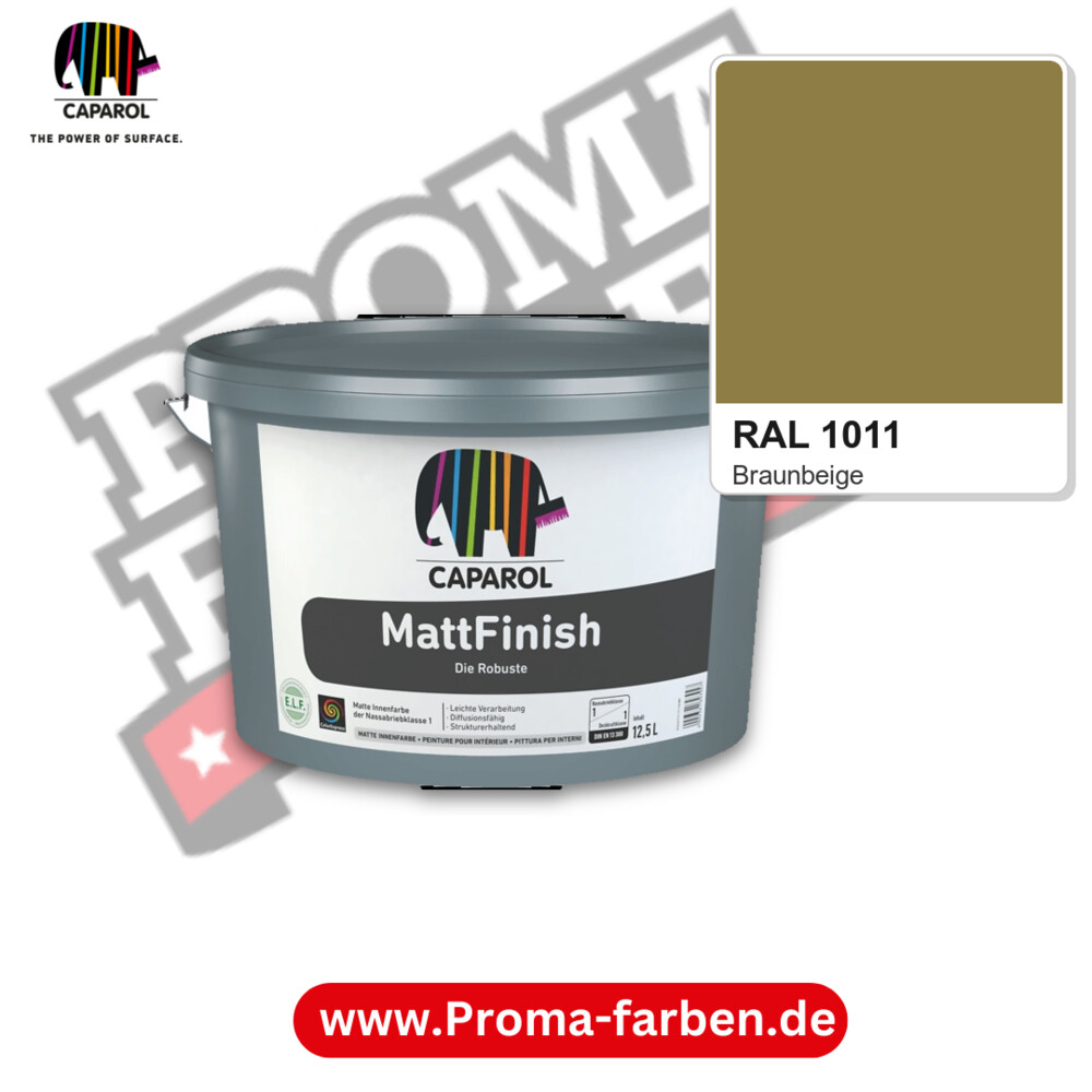 Caparol MattFinish RAL 1011 kaufen Proma Farben Hamburg