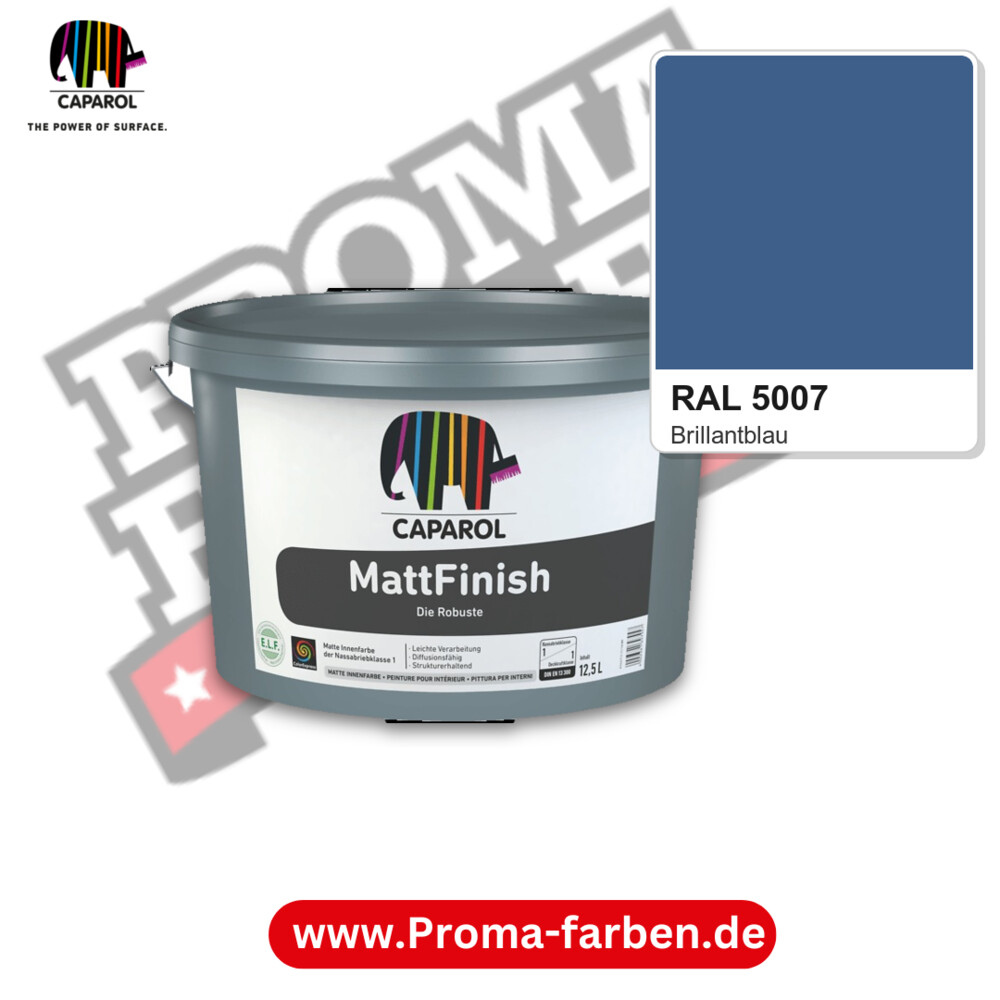 Caparol MattFinish RAL 5007 kaufen Proma Farben Hamburg