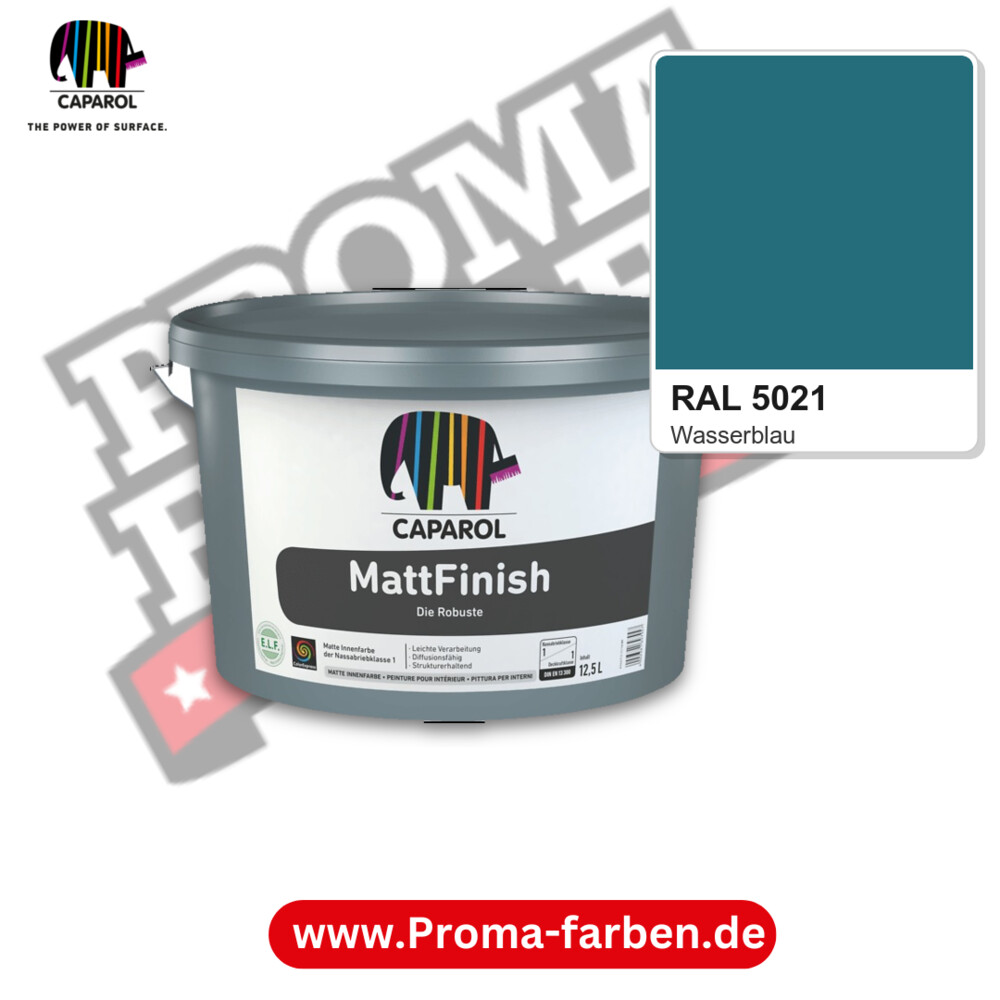 Caparol MattFinish RAL 5021 kaufen Proma Farben Hamburg