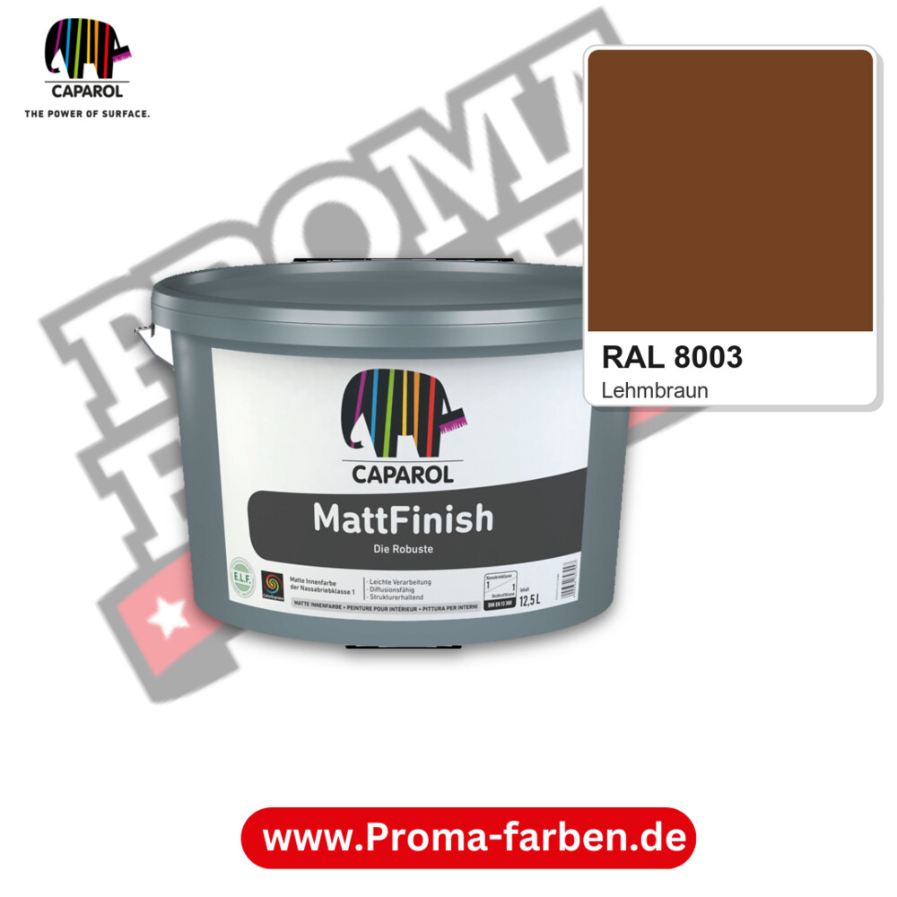 Caparol MattFinish RAL 8003 kaufen Proma Farben Hamburg