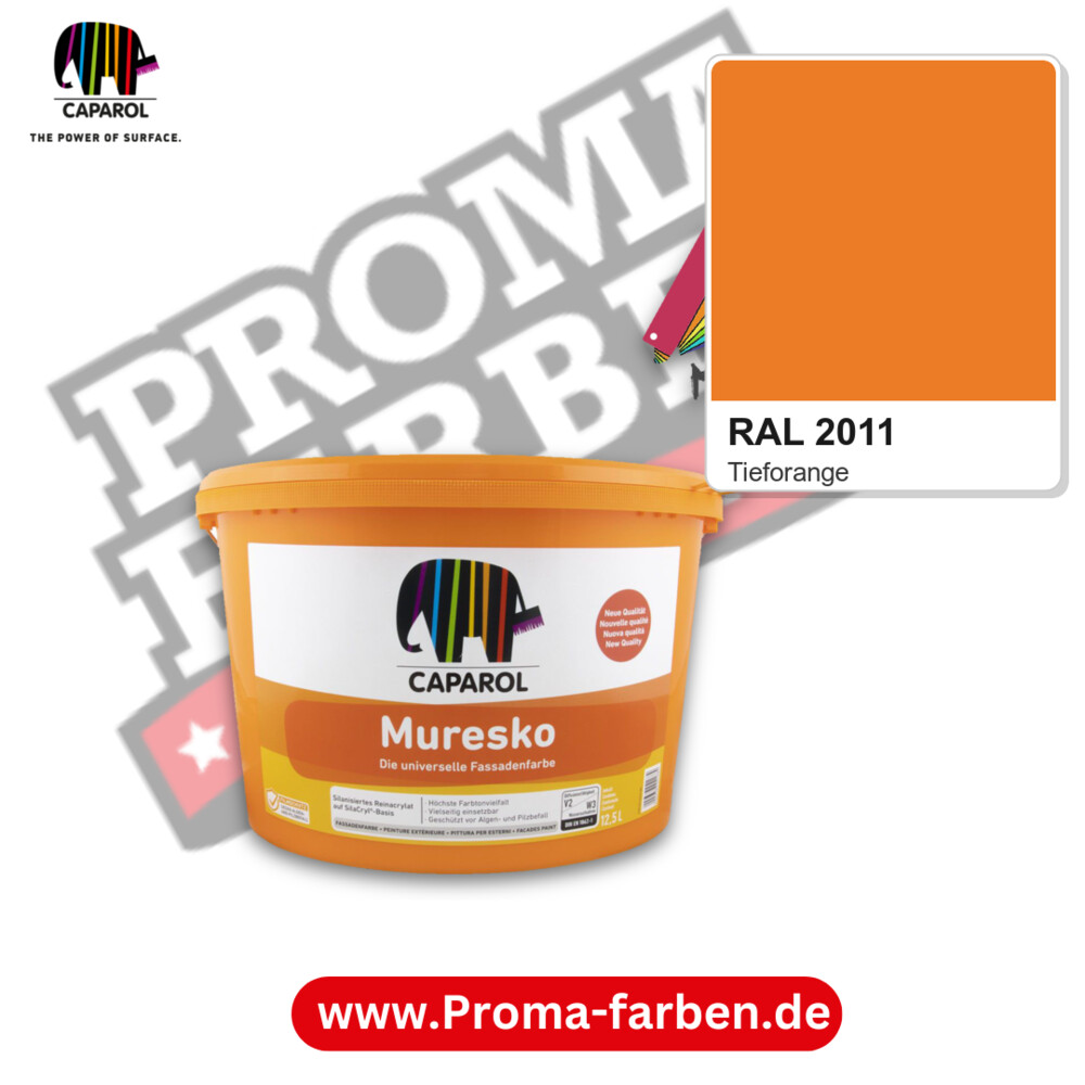 Caparol Muresko SilaCryl RAL 2011 kaufen Proma Farben Hamburg