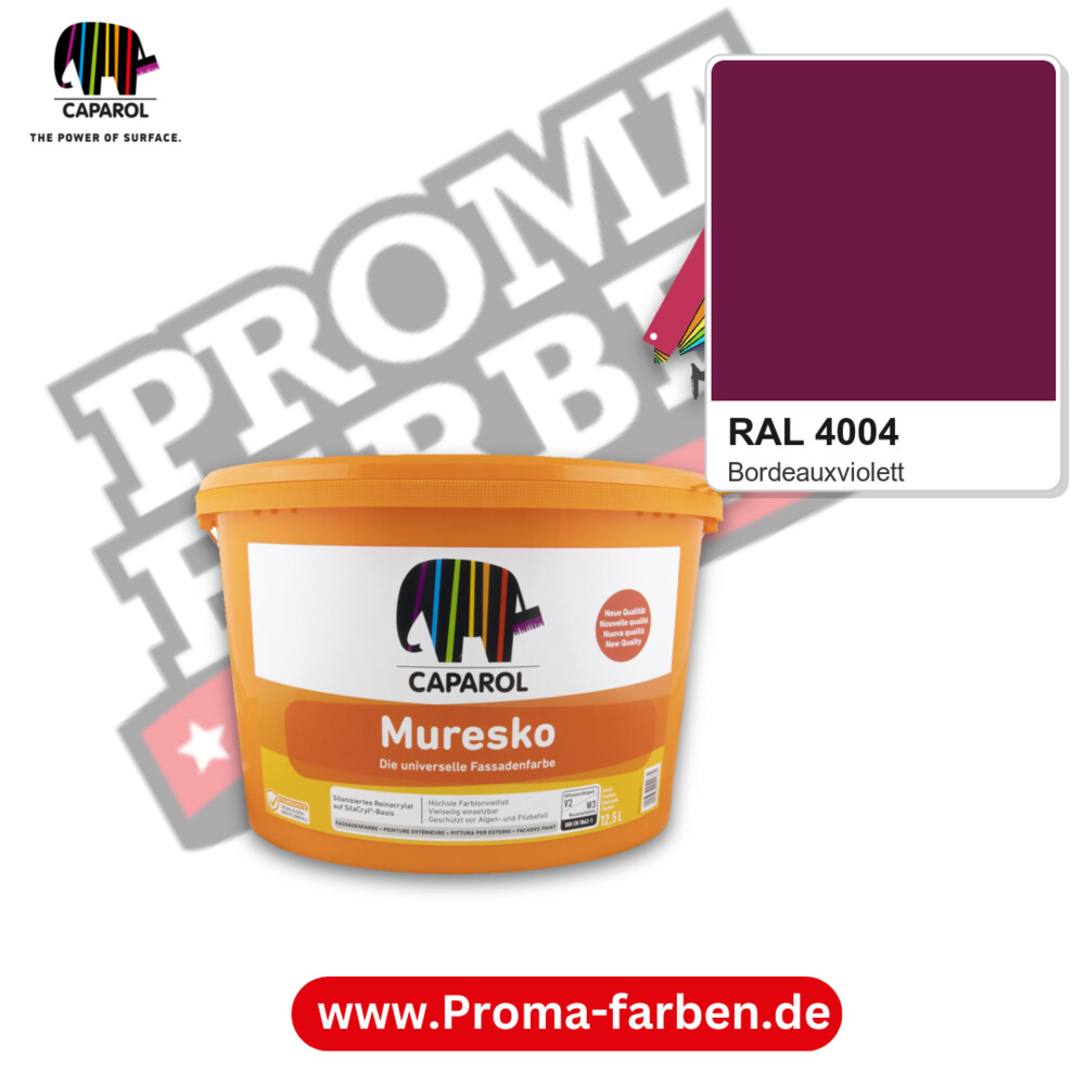 Caparol Muresko SilaCryl RAL 4004 kaufen Proma Farben Hamburg