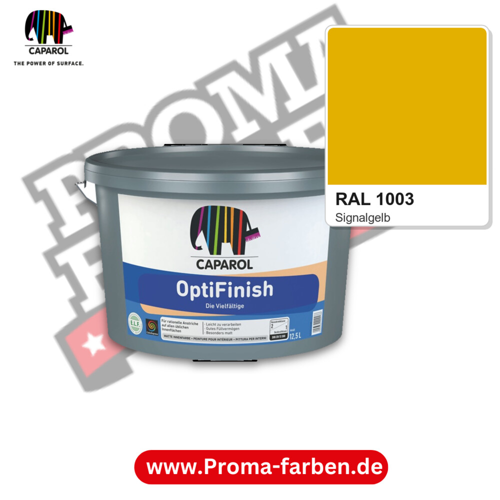 Caparol OptiFinish RAL 1003 kaufen Proma Farben Hamburg