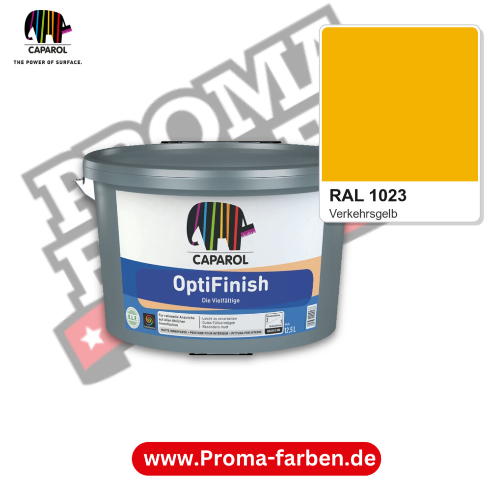 Caparol OptiFinish RAL 1023 kaufen Proma Farben Hamburg