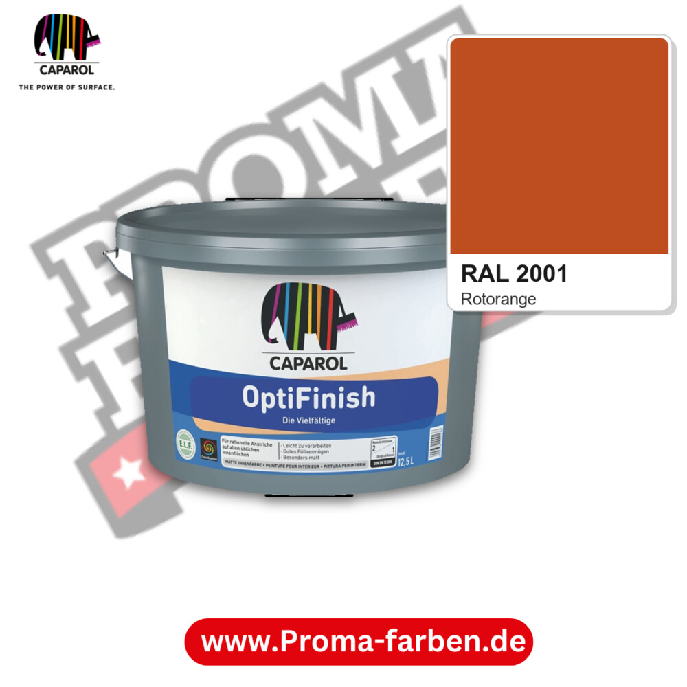 Caparol OptiFinish RAL 2001 kaufen Proma Farben Hamburg