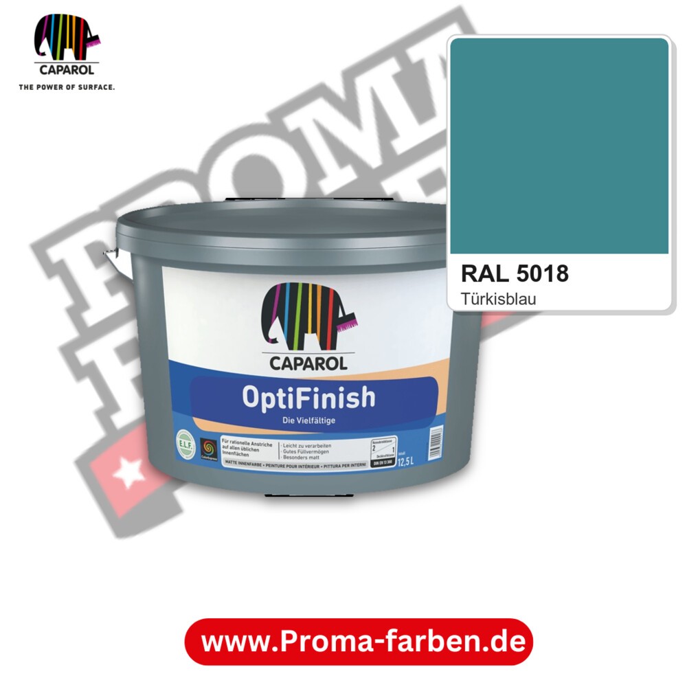 Caparol OptiFinish RAL 5018 kaufen Proma Farben Hamburg