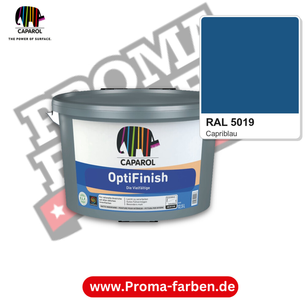 Caparol OptiFinish RAL 5019 kaufen Proma Farben Hamburg