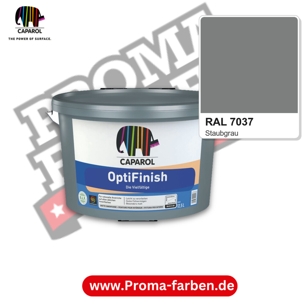 Caparol OptiFinish RAL 7037 kaufen Proma Farben Hamburg