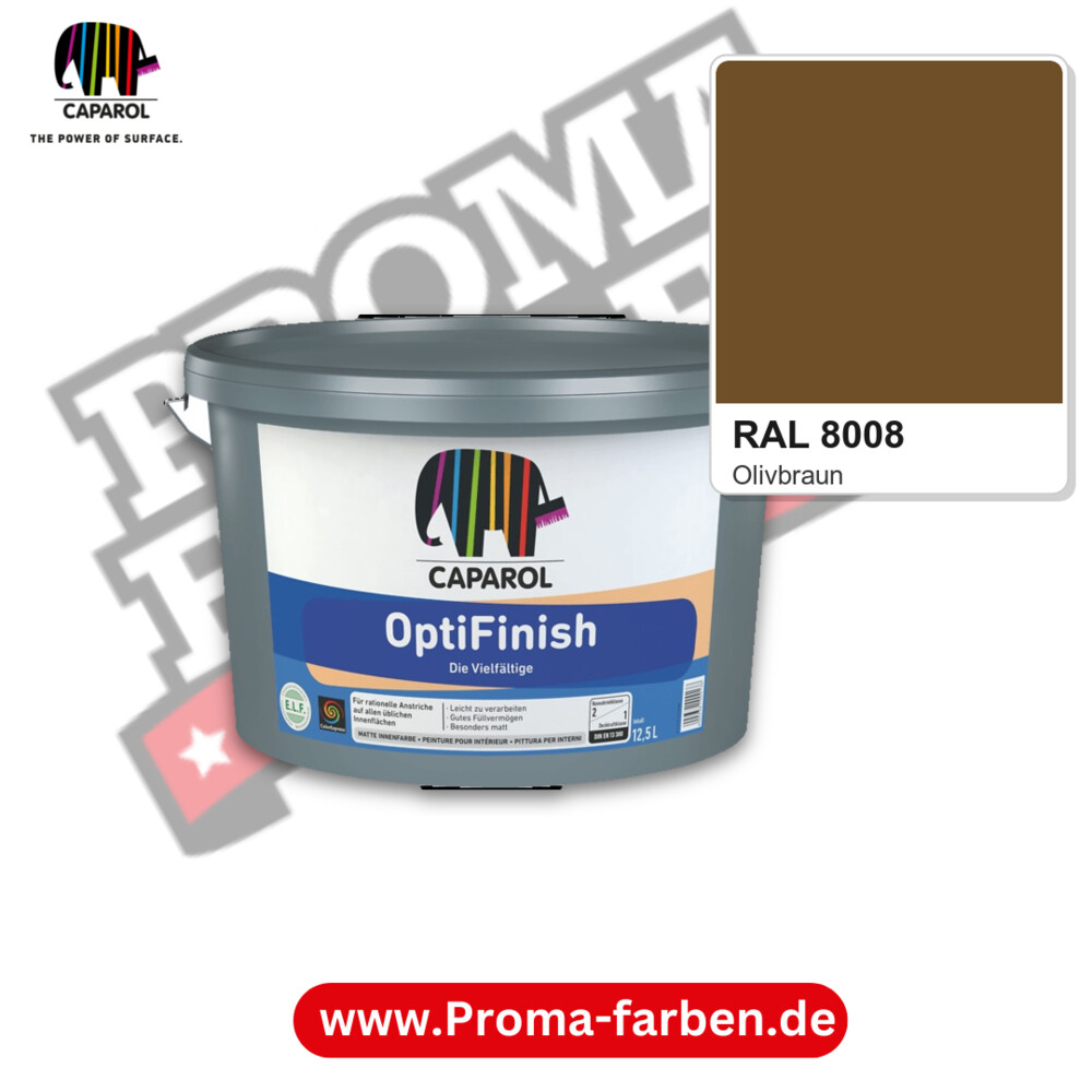 Caparol OptiFinish RAL 8008 kaufen Proma Farben Hamburg