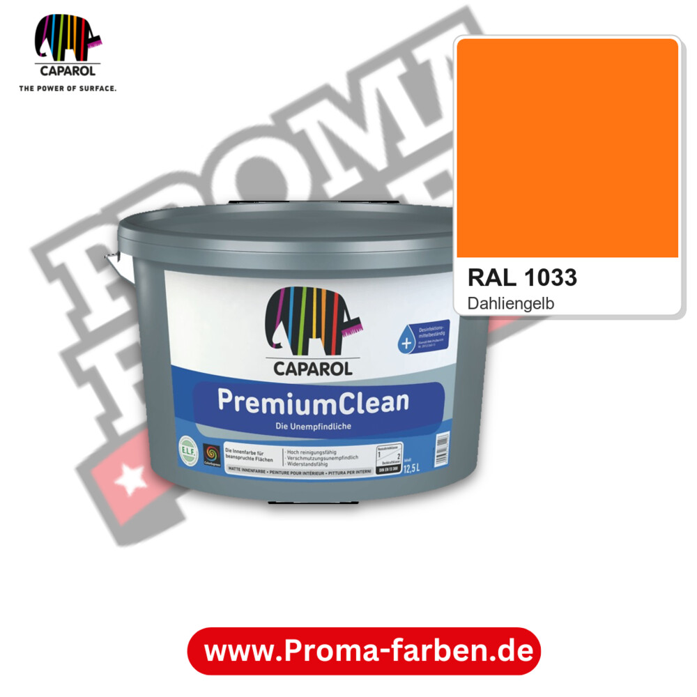 Caparol PremiumClean RAL 1033 kaufen Proma Farben Hamburg