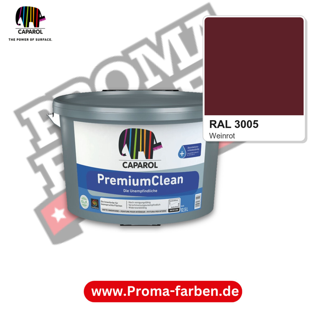 Caparol PremiumClean RAL 3005 kaufen Proma Farben Hamburg