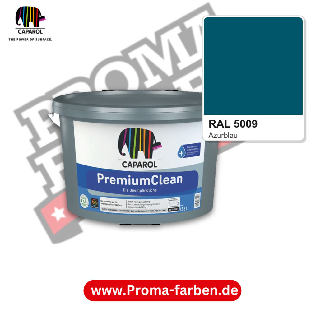 Caparol PremiumClean RAL 5009 kaufen Proma Farben Hamburg