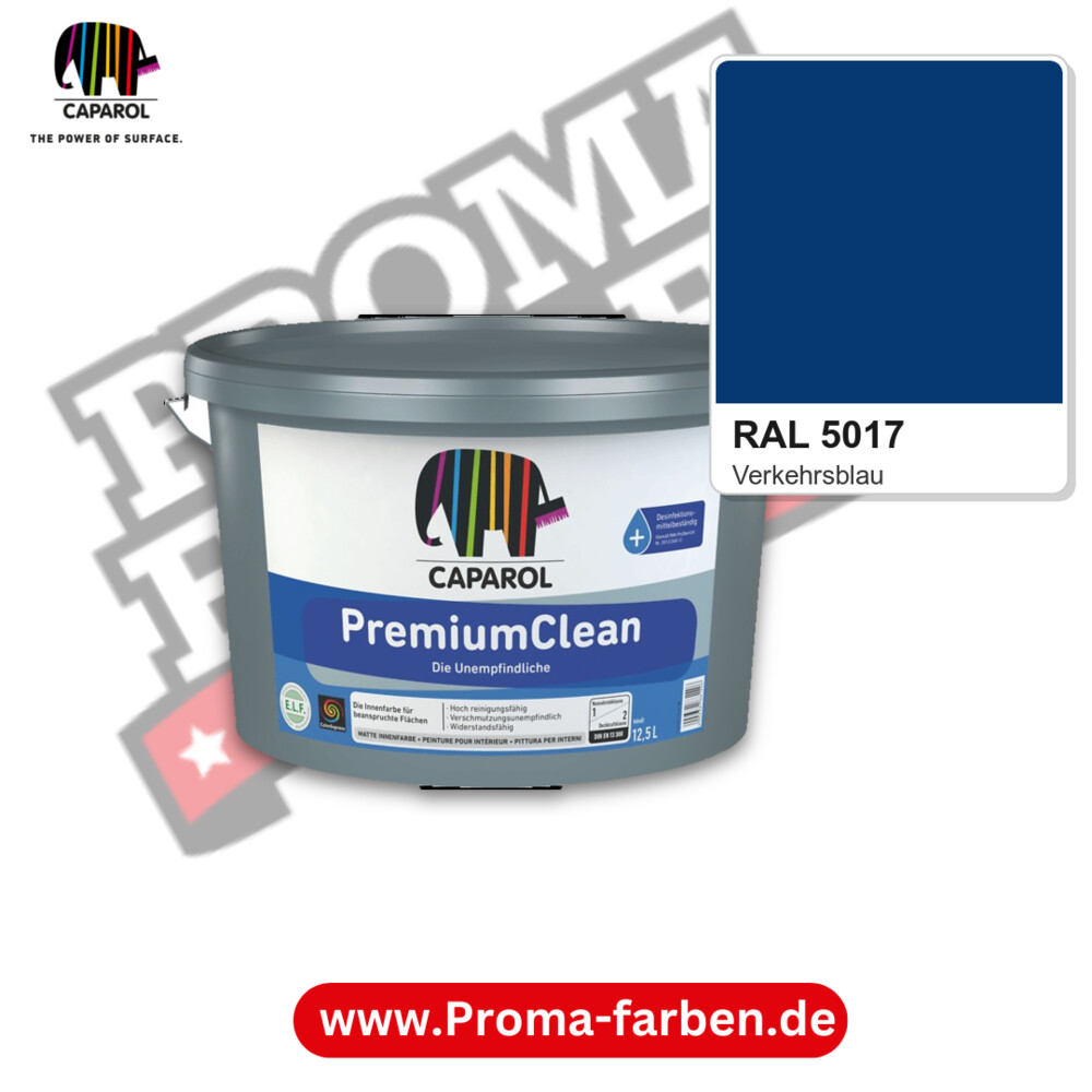 Caparol PremiumClean RAL 5017 kaufen Proma Farben Hamburg