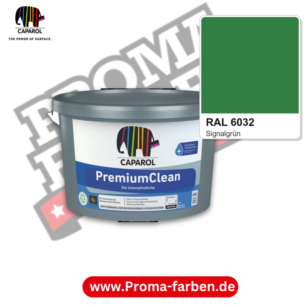 Caparol PremiumClean RAL 6032 kaufen Proma Farben Hamburg