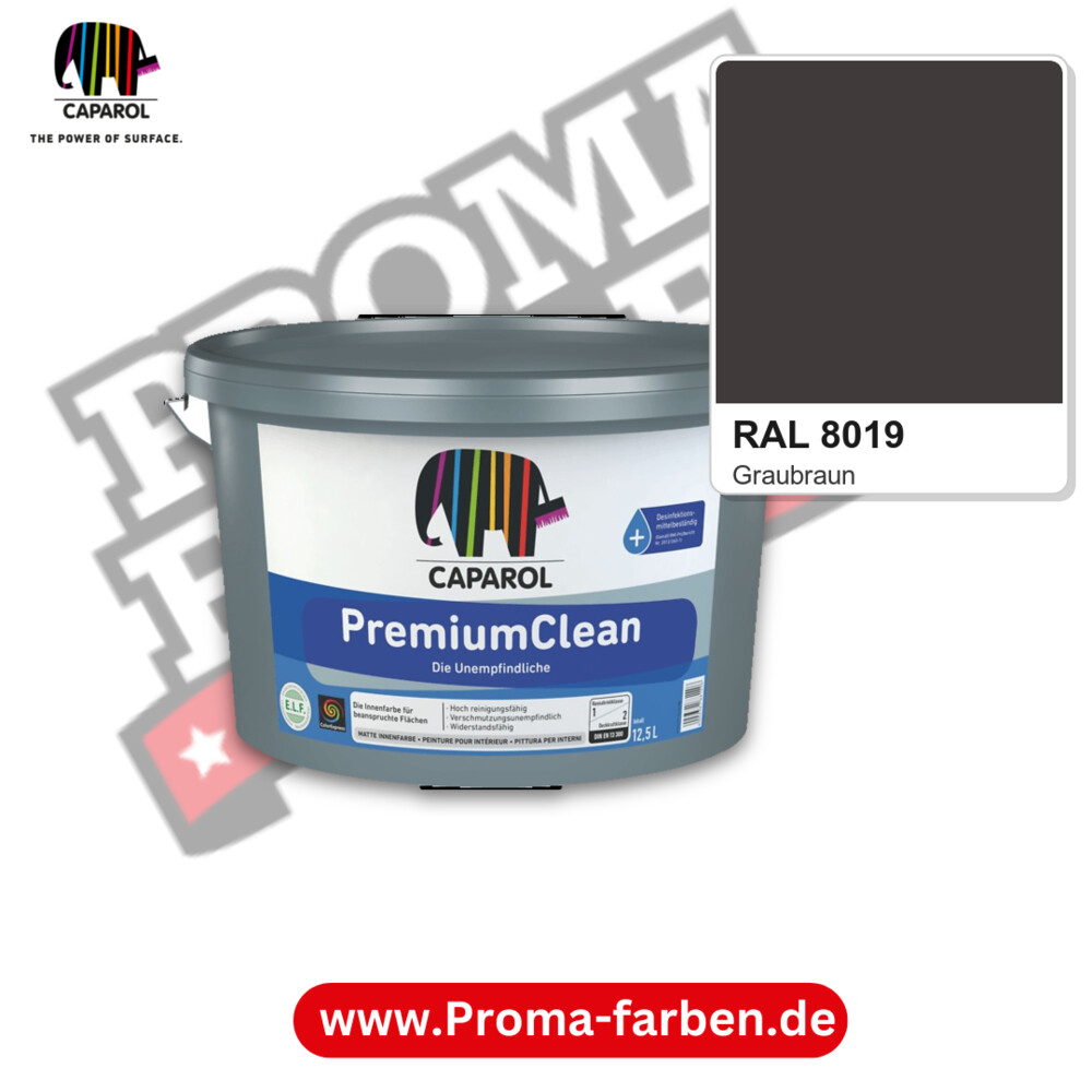 Caparol PremiumClean RAL 8019 kaufen Proma Farben Hamburg