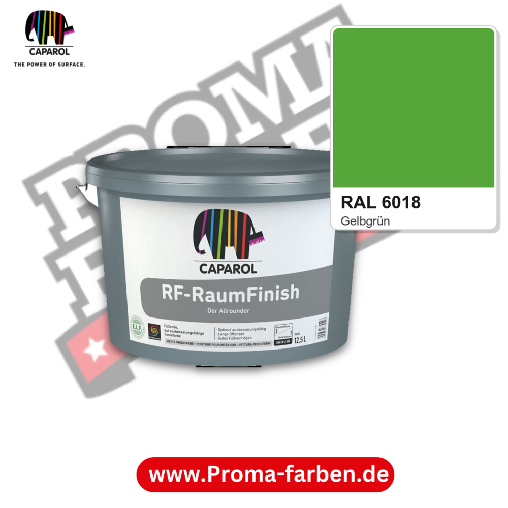 Caparol RF-RaumFinish RAL 6018 kaufen Proma Farben Hamburg