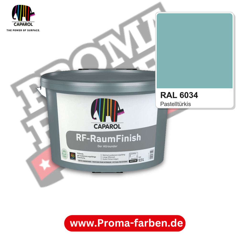 Caparol RF-RaumFinish RAL 6034 kaufen Proma Farben Hamburg