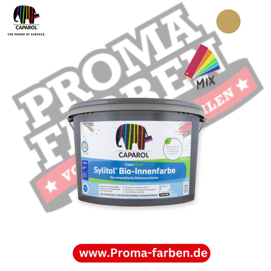 Caparol Sylitol Bio Innenfarbe RAL 1001 kaufen Proma Farben Hamburg