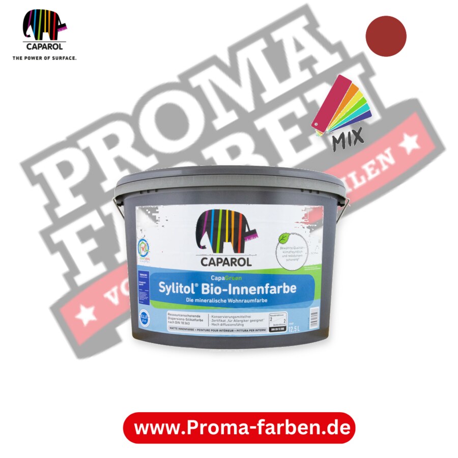 Caparol Sylitol Bio Innenfarbe RAL 3013 kaufen Proma Farben Hamburg