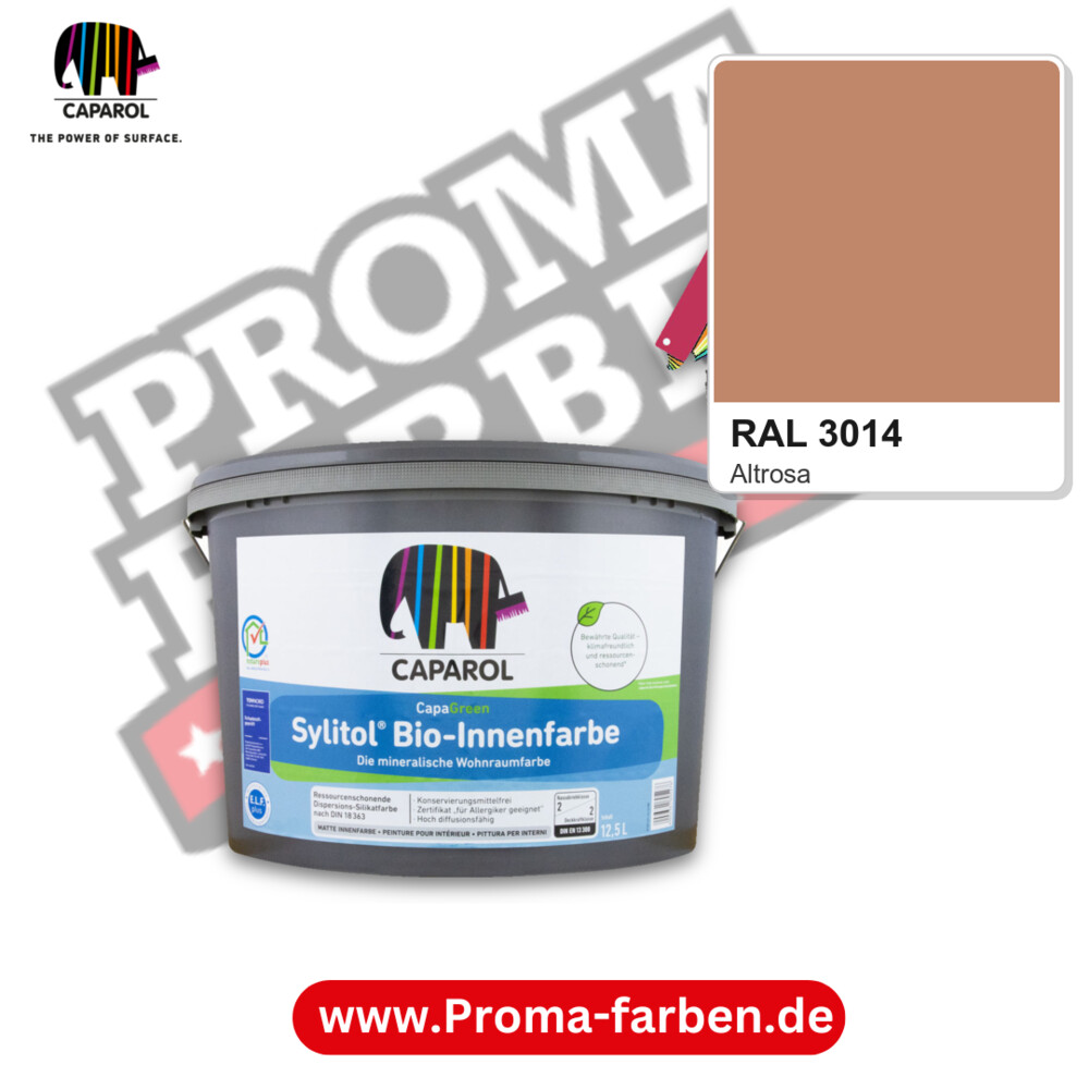 Caparol Sylitol Bio Innenfarbe RAL 3014 kaufen Proma Farben Hamburg